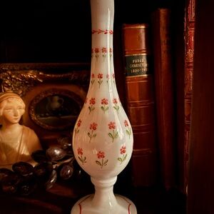 Antique Beykoz Opaline Glass Rose Water Sprinkler